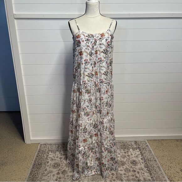 Joie Boho Floral Strap Maxi Dress Size Extra Small - Picture 2 of 15
